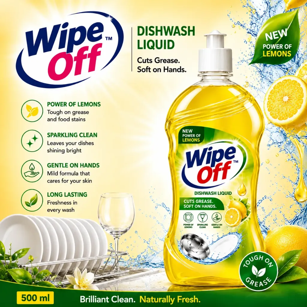 Wipe Out Dish Wash Liquid