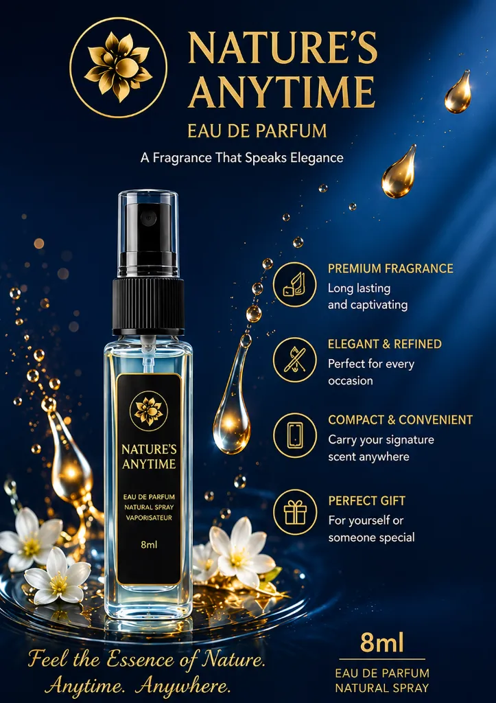 Natures Anytime - Attarful (Mogra) Perfume, Pocket Master