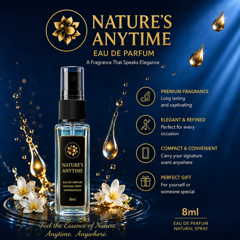 Natures Anytime - Sapphire Perfume, Pocket Master