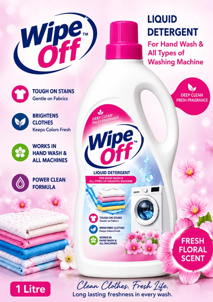 Wipe Off Liquid Detergent