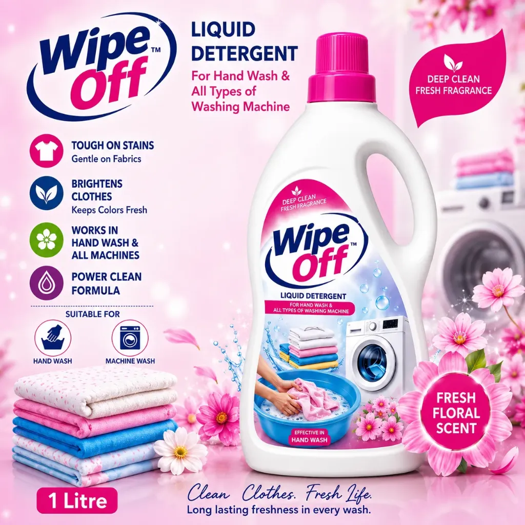 Wipe Off Liquid Detergent